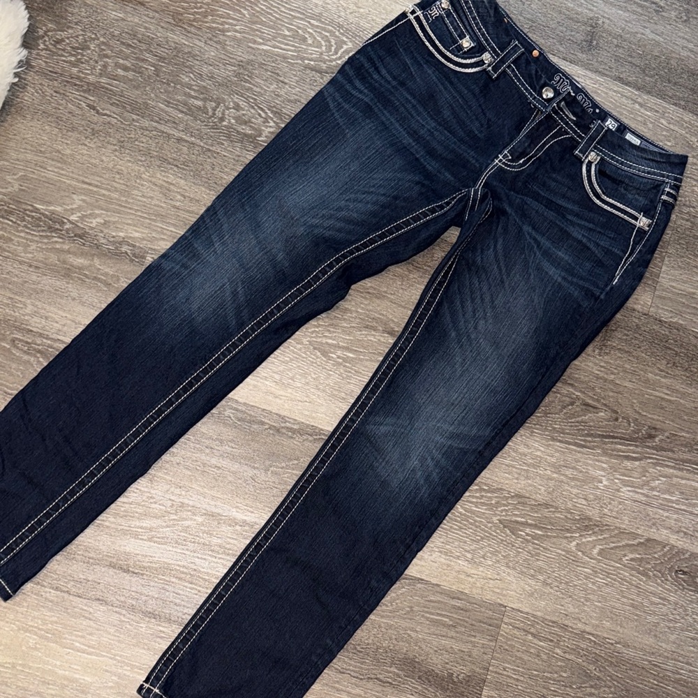Miss Me Dark Wash Skinny Jeans